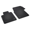 Rubber floor mats VW T7, All-weather, front, Titanium black, left steering wheel